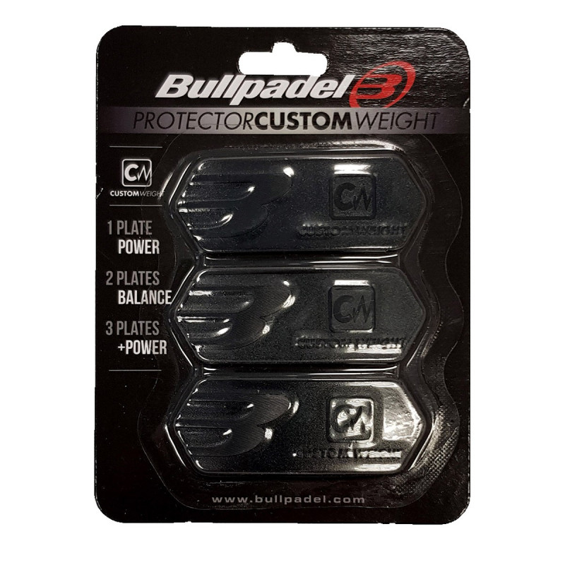Bullpadel peso protector custom negro
