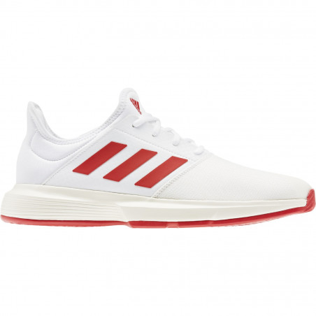 Adidas zapatilla Gamecourt blanco/rojo