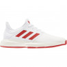 Adidas zapatilla Gamecourt blanco/rojo