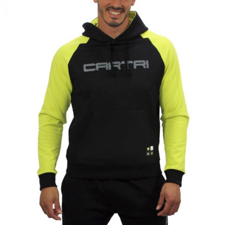 Cartri sudadera Varsovia negro/lima