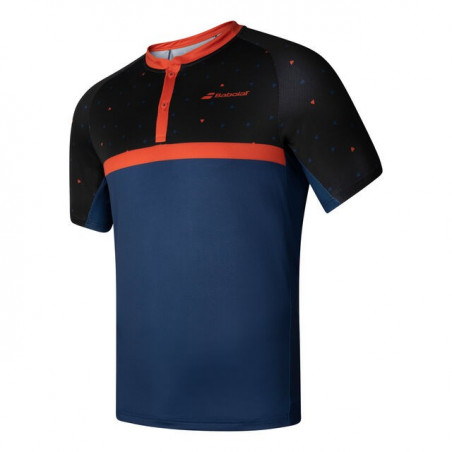 Babolat polo compete black/blue