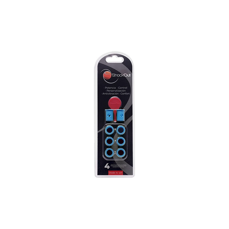Shockout antivibrador azul