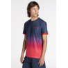 Nox camiseta pro azul/roja