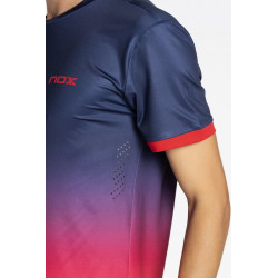 Nox camiseta pro azul/roja