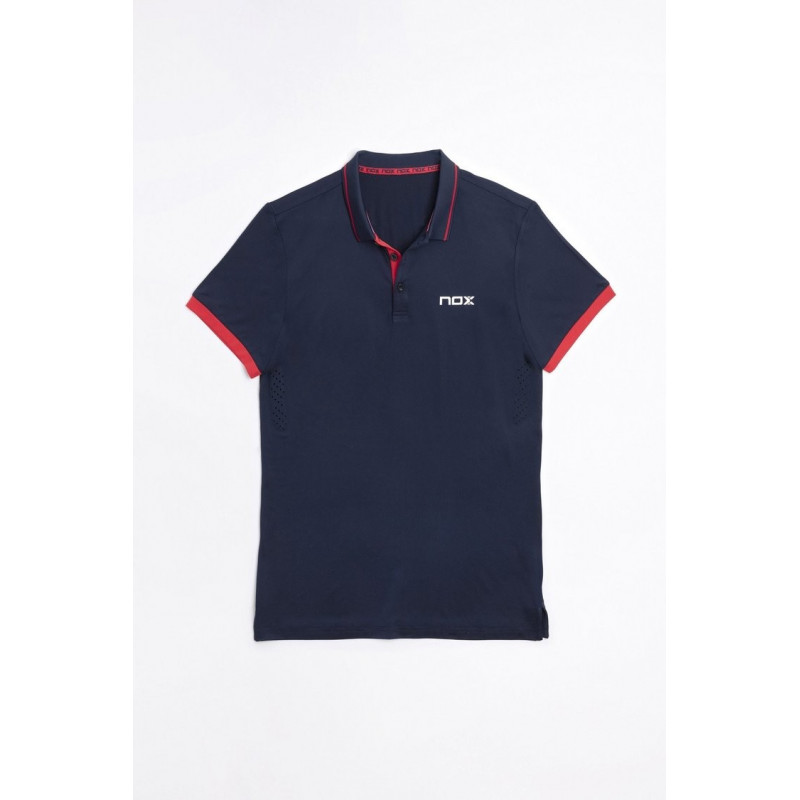 Nox polo Pro azul/rojo