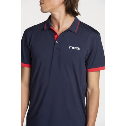 Nox polo Pro azul/rojo