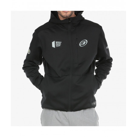 Bullpadel sudadera Lumen negra WPT