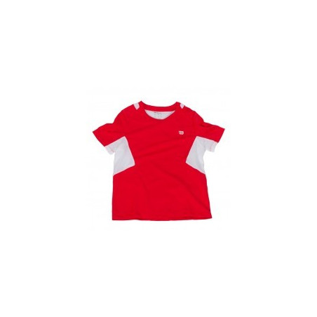 Wilson camiseta niño roja