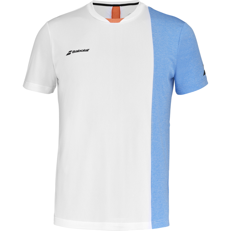 Babolat camiseta play junior white/blue