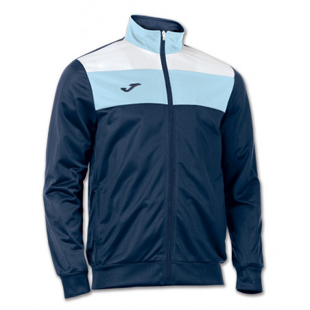 Chaqueta crew marino-celeste