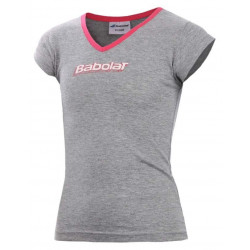 Babolat camiseta niña training gris