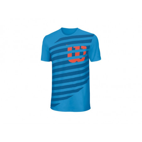 Wilson camiseta lined tech azul