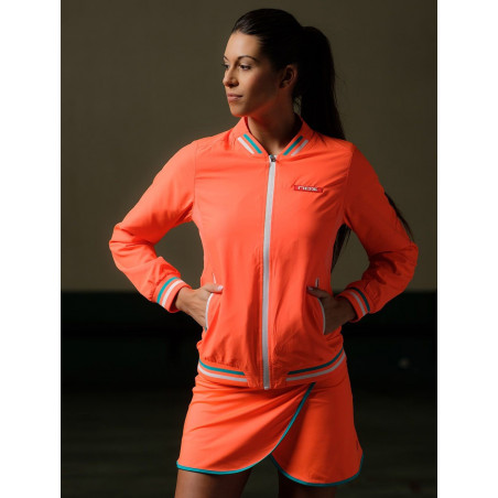 Nox cortaviento neon coral